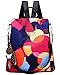 shepretty Zaino Donna antifurto Borsa Tracolla Colorato Zainetto Viaggio Daypack zaino donna scuola, rainbow-5