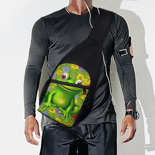 Mochila tipo Sling Bolsa Deportiva Casual para Senderismo miniatura 7