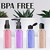 HYFY 9in1 Pack Travel Bottles Clear Plastic Squeeze Bottles Flip Cap Plastic Bottle Travel Bottle Set Shampoo Lotions Body Soap Creams Travel Bottles for Toiletries Kit Refillable Dispenser