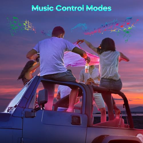 Winzwon Led Lights for Car Accessories Interior, Gifts for Mothers Day Him Her Men Women Teen Boys Girls, APP Control with USB Port Color Change Lights for Truck Decor by Winzwon - Image 4