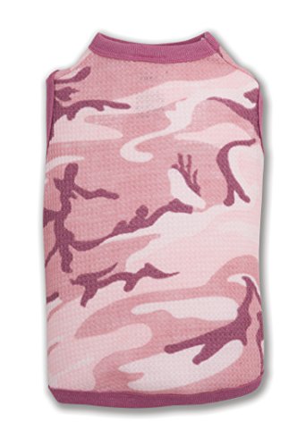 ColdWoof Pet Thermal Wear, X-Small, Pink Camouflage