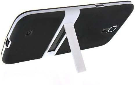 New Case for Samsung Galaxy Mega 6.3 I9200 Soft Gel Tpu Flexible Skin Slim Cover With Stand Back Cover-Black(+2 PCS Gift Cartoon Sticker)