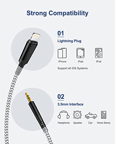 Certificato Apple MFi - Cavo Aux Cuffie iPhone da