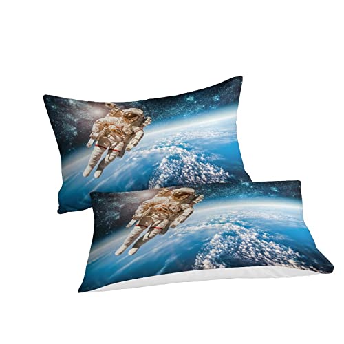 Housse de Couette Space Astronaut en 3D pour Lit d'Adolescent