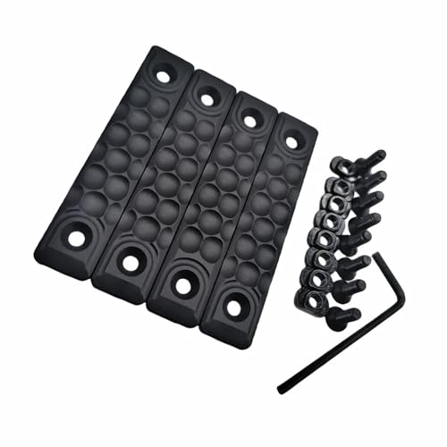 Couvre-rail M-Lok en nylon CNC : 4 protège-mains antidérapants de 8cm et 12cm