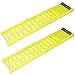 Gourami Fishing Snelled Hook Holder Fishing Leader Holder for Organize Snelled Fishing Hooks Rigs Holder Leader Tray Jigs Boardï¼ˆyellow-2pcsï¼‰