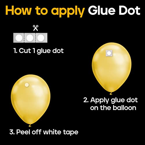 Image of Just Party Adhesive Glue Dot & 5 meter Arch Strip combo for Wedding /Anniversary /Birthday Decoration - 1 Roll Each