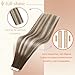 Full Shine Tape in Hair Extensions Human Hair 18 Inch Seamless Human Hair Extensions Tape Ins 50 Grams 20 Pcs Invisible Skin Weft Tape In Extensions Color 3 Fading to 8 Highlight 22 Blonde for Party