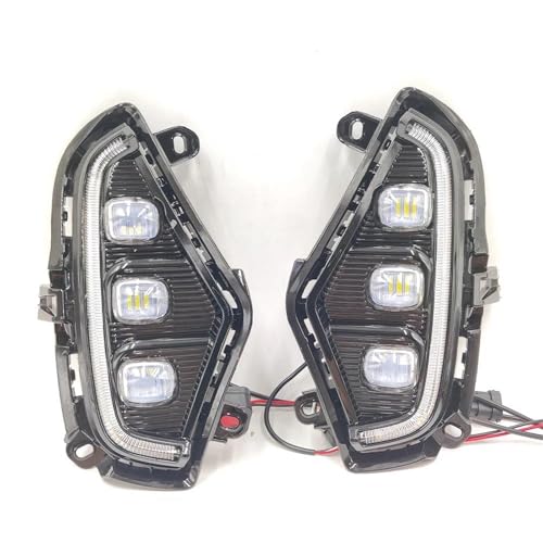 Antibrouillard pare-chocs avec feux jour jaunes clignotants pour RAV4 2019-2022