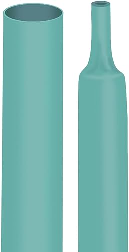 Vista 45 de XHF 2 tubos termorretráctiles de poliolefina impermeable 3:1 de 3/4 pulgadas (0.748 in), tubo termorretráctil de grado marino, sellado de negro