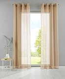 Dale un toque especial a tus ventanas con estas cortinas «Basel». La gasa transparente monocromática está disponible en muchos colores modernos. El tejido de hilo fino se caracteriza por una ligera caída.
