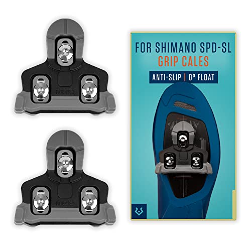 Alphatrail Cales de vélo de Course Alfred pour Shimano SPD-SL I 0° Float I Points de Contact antidérapants I INCL. Kit de Montage I Compatible avec Les Click Pedals i.a. Shimano Ultegra & Dura Ace Cover
