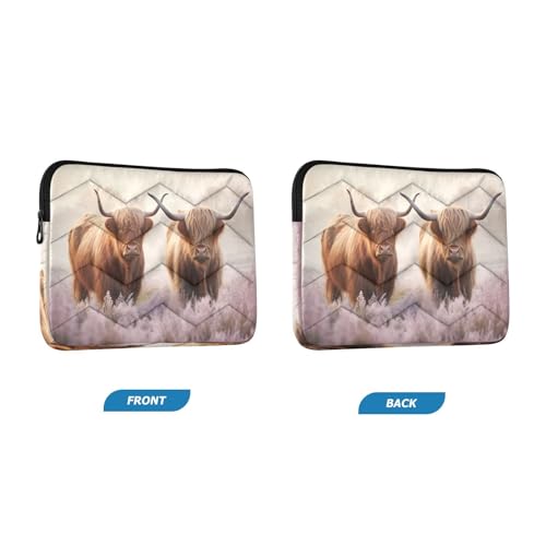 Funda para Laptop Highland Cows 13-14 Pulgadas Impermeable miniatura 2