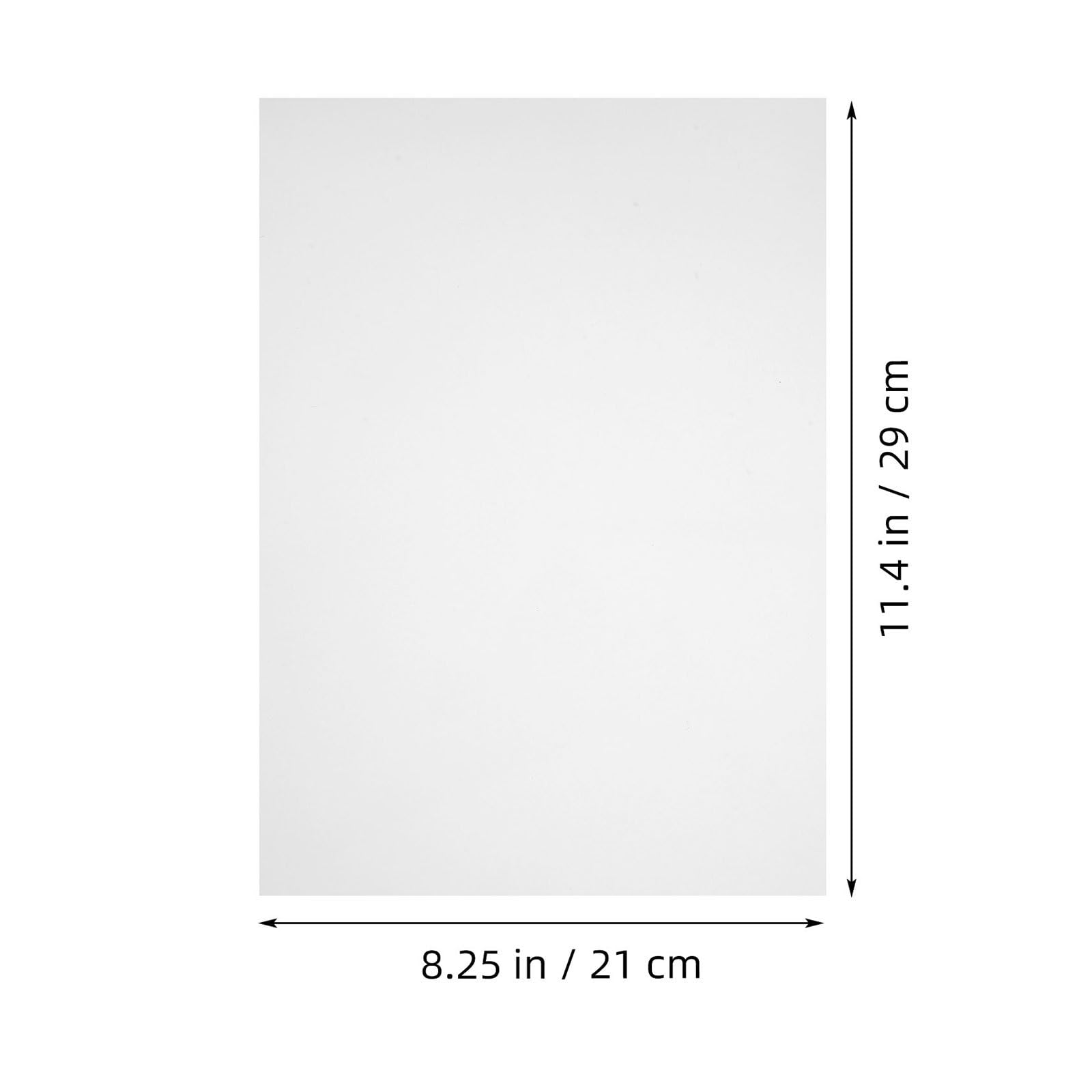 10 sztuk wysoce przezroczystej folii PCW A4, 0,5 mm, przezroczysta, twarda płyta PCW, do samodzielnego wykonania, do projektów rękodzielniczych i ochrony ramy, 10 sztuk