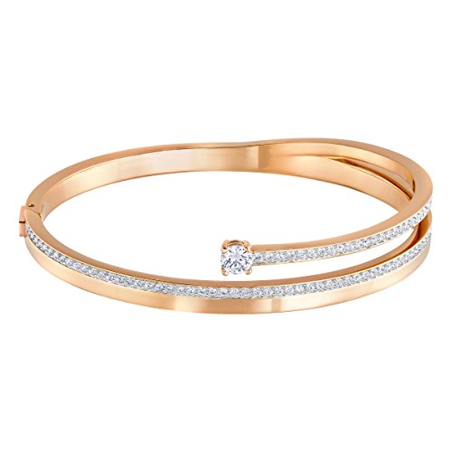 Preisvergleich Produktbild Swarovski Fresh Armreif, Weiß, Rosé vergoldet