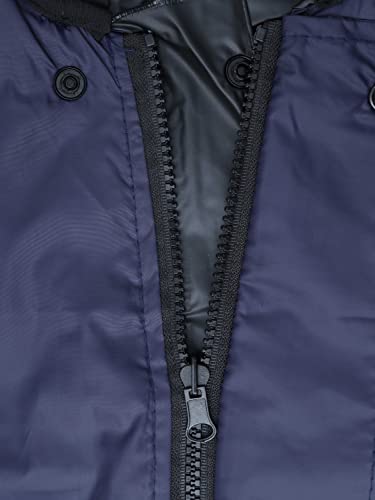 Image of FabSeasons Lightweight Waterproof Raincoat set of Top & Bottom for Men's, with hood & Reflector at back