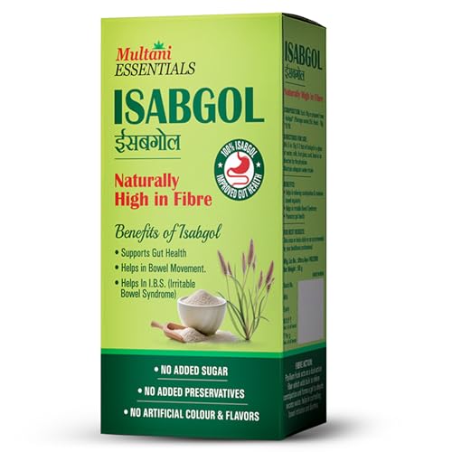 Image of Multani Essentials Isabgol (50gm) | Gut Health And Irritable Bowel Syndrome | Chemical Free | No Added Sugar Or Artificial Flavour | 100% Isabgol | Bowel Movement | Digestion & Gut Health
