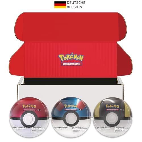 Pokémon - TCG: Pokéball Tin-Box Bundle - Pokéball, Superball & Hyperball (9 Pokémon TCG Booster Packs & 7 Sticker Sheets) Pokémon - TCG: Pokéball Tin-Box Bundle - Pokéball, Superball & Hyperball (9 Pokémon TCG Booster Packs & 7 Sticker Sheets)