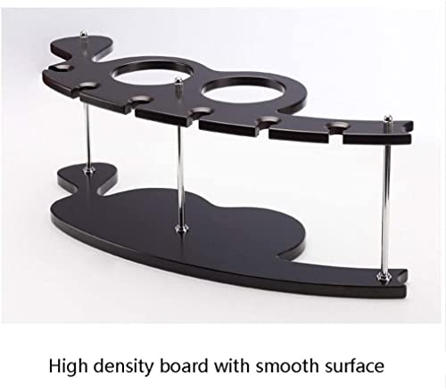 Soporte de vino RUVOO para 2 botellas y 6 copas miniatura 3