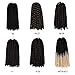 Urban Soft Dread Crochet Hair - 4 Packs Straight Faux Locs Dreadlocks Braids 2 Style in One (4 Packs, #1B-30)