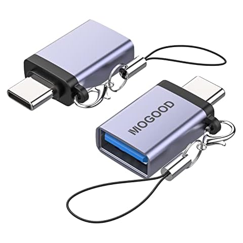 MOGOOD USB C to USB 3.0 Adapter,USB C to USB adapter,Type C Male to USB 3.0 Female Adapter USB C OTG Converter Compatible with Laptops, Chargers, Power Banks and More USB-C Devices Cover