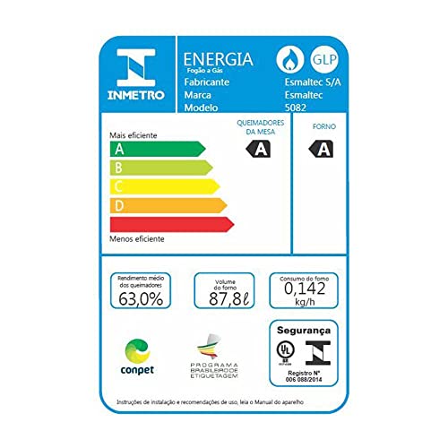 Fogão 5 Bocas Ágata Mesa Vidro Acendimento Automático Bivolt, Preto, Esmaltec