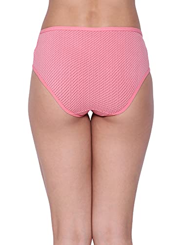 Image of Clovia Women's Cotton Mid Waist Dot Print Hipster Panty