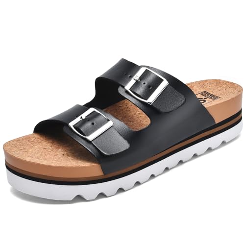 Ustogi Flatform Platform Sandals Women Arch Support Beach Slides Orthotic