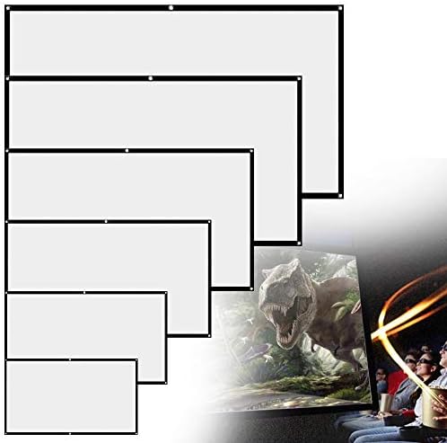 Schermo Proiettore 100 Pollici Portatile - 4K HD, Treppiede, Angolo 160°, Per Esterni E Home Theater - Foto 10