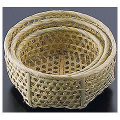 Amazon.co.jp: 萬洋 丸ざる 竹 3点セット AZL06 : ホーム＆キッチン