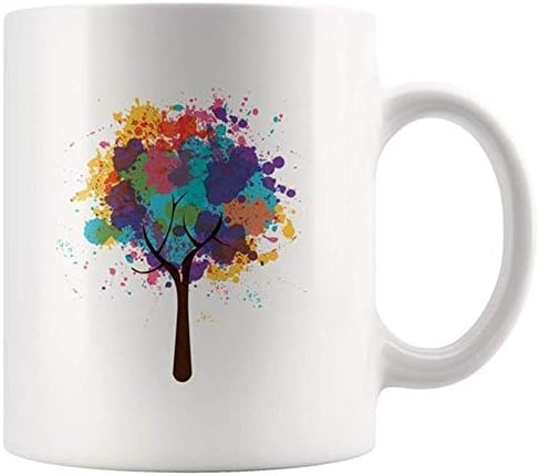 Office Coffee Mug Tree of Life Gift for Wife Gift for Daughter Gift for Her Sacred Mug Chakra Mug Sacred Tree of Life Celtic Life Tree Mug Funny Humor White Ceramic Coffee Mug Cup 11OZ