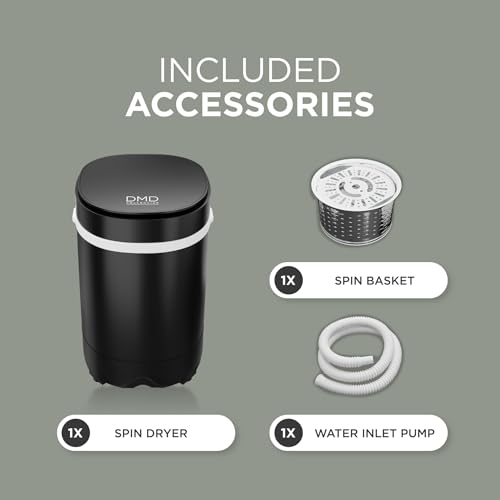 DMD® | 2 In 1 Mini Portable Washing Machine 3KG Wash/2KG Spin & Timer Functions Compact Washing Machine for Students, Motorhomes, Households - Image 4