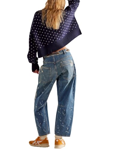 Image of Free People Moxie Low Slung Pull-On Barrel