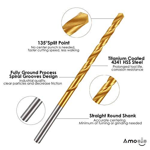 Amoolo AT1901 Titanium Drill Bit Set thumb #1