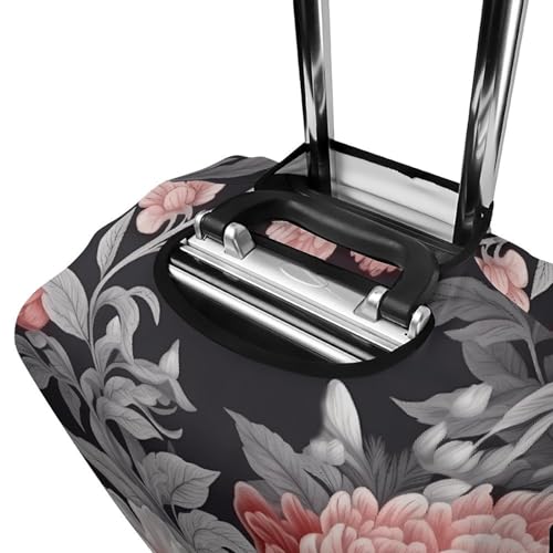 Housse de protection pour valise lavable et extensible motif floral - 6