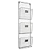 3 Pocket Wall File Holder Finish: Pewter