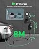 EVJUICION EV Charger 3 Pin Plug, 8M 3.1kW 6-13A 3 Pin EV Charger, Portable Electric Car Charger for up to 12H Delayed Start Charging with 2.4″ LED Screen, IP67 for EVs & PHEV #1