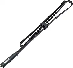 ABBREE Antena de rádio amador, antena tática dobrável CS 108 cm de longo alcance SMA - fêmea de banda dupla 144/430 MHz para Baofeng UV-5R BF-F8HP Pro 5RM UV-21R K5PLUS AR-152 GM-15 Pro UV-5G Plus
