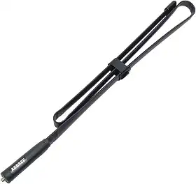 ABBREE Antena de rádio amador, antena tática dobrável CS 108 cm de longo alcance SMA - fêmea de banda dupla 144/430 MHz para Baofeng UV-5R BF-F8HP Pro 5RM UV-21R K5PLUS AR-152 GM-15 Pro UV-5G Plus