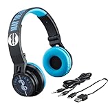 Star Wars Kids Bluetooth Headphones, Wireless Headphones with Microphone Includes Aux Cord, Volume Reduced Kids Foldable Headphones for School, Home, or Travel