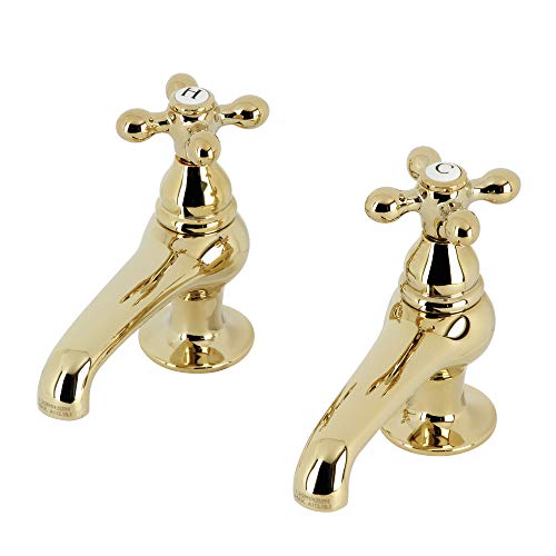 Kingston Brass CC7L2 Vintage Basin Tap Faucet, 4 x 3.5 x 1.75
