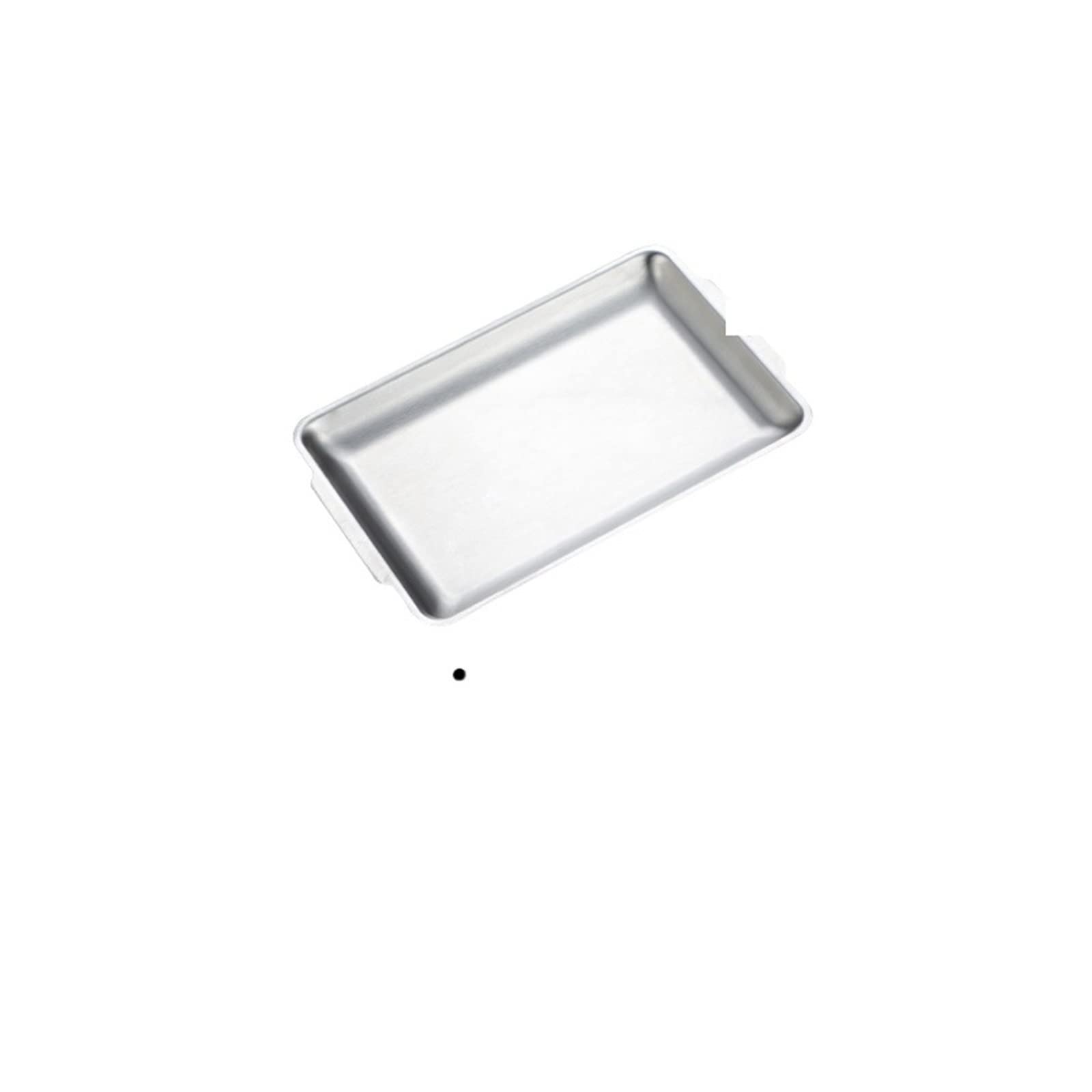 Stainless Steel Serving Trays Platters for Sushi Bread Pastries Fruits & Vetables Thickened Design Silver h Perfect for Entertaining (Silver S)