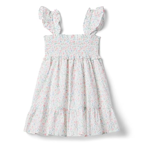 Janie and Jack Girls Smocked Floral Dress (Toddler/Little Big Kids)