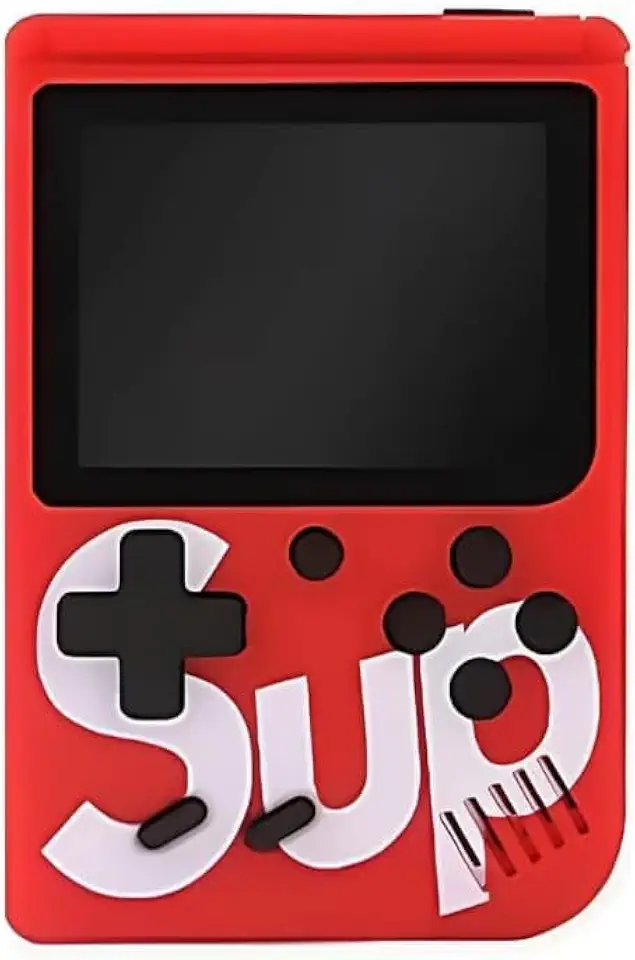 Mini Game Portátil Retrô 400 Jogos Sup Game Box Plus – Console com Tela LCD, Bateria Recarregável, Conexão TV AV, Jogos Clássicos Anos 80/90