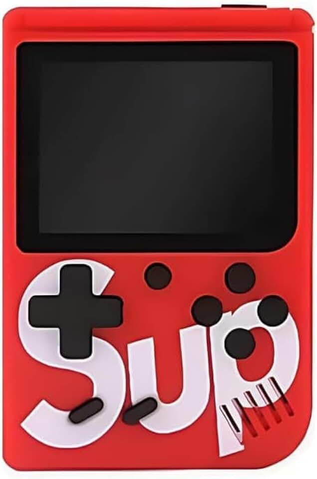 Mini Game Portátil Retrô 400 Jogos Sup Game Box Plus – Console com Tela LCD, Bateria Recarregável, Conexão TV AV, Jogos Clássicos Anos 80/90
