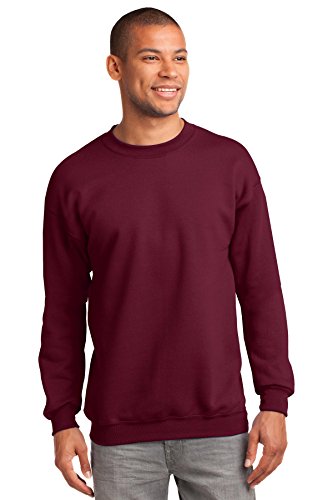 Port & Company Crewneck Sweatshirt, Cardinal