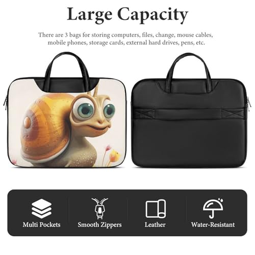 Bolsa para portátil impermeable 17 pulgadas estilo Cartoon Snail miniatura 5