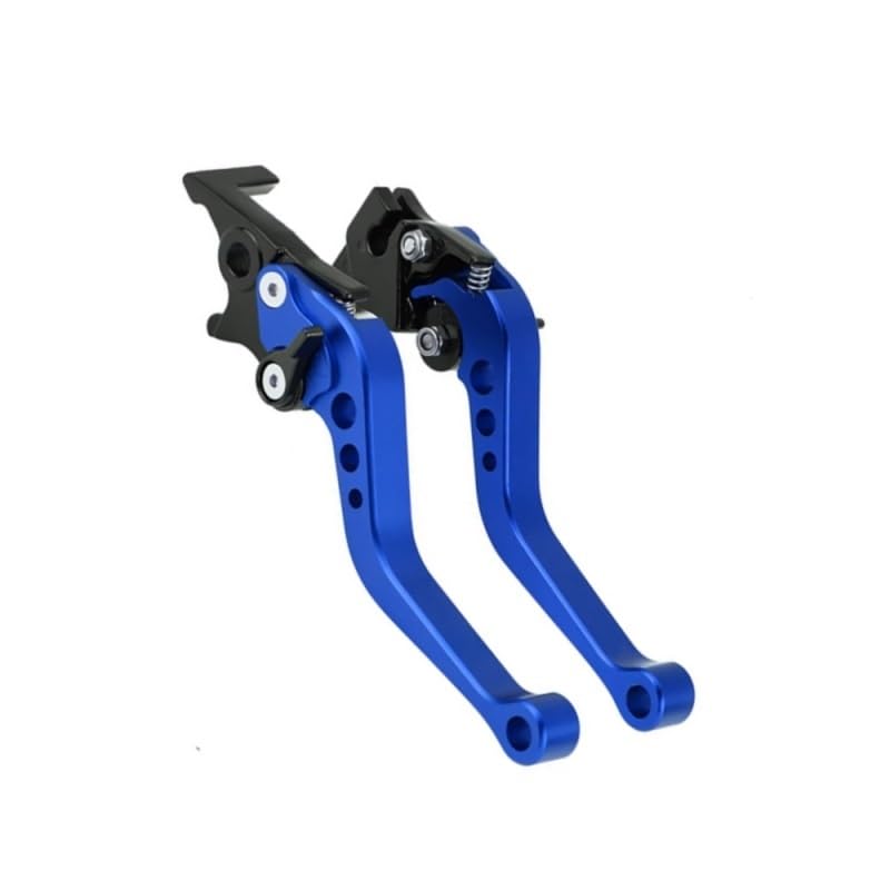 Levier de frein moto GY6 bleu guidon guidage réglage aluminium