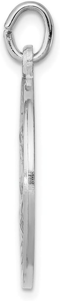 JewelryWeb 925 Sterling Silver Solid Polished Saint Joseph Medal Pendant Necklace 30x23mm Wide Pendant for Women - Image 3