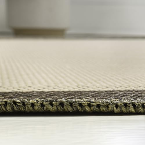 JONATHAN Y Rustic Abstract Indoor Outdoor Area Rug 6X9 Beige/Brown, Wyatt Modern for Backyard, Patio, Porch, Easy-Cleaning, High Traffic, Pet-Friendly, Non-Shedding (SHP200B-6) by JONATHAN Y - Image 6